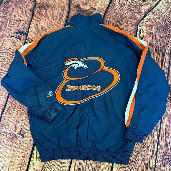 Youth Logo‎ Athletic NFL Pro Line Denver Broncos WindbreakerJacket Size M - Picture 9 of 12